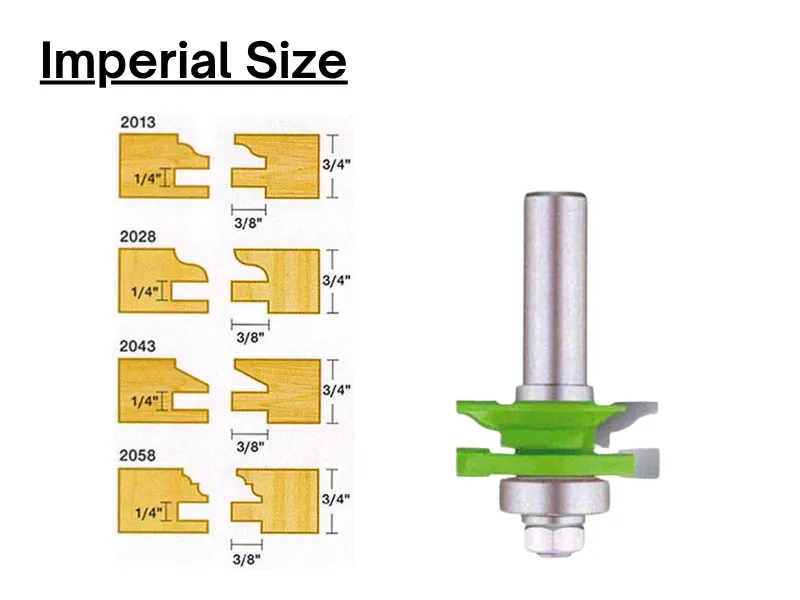 Reversible Stile & Rail With Bearing